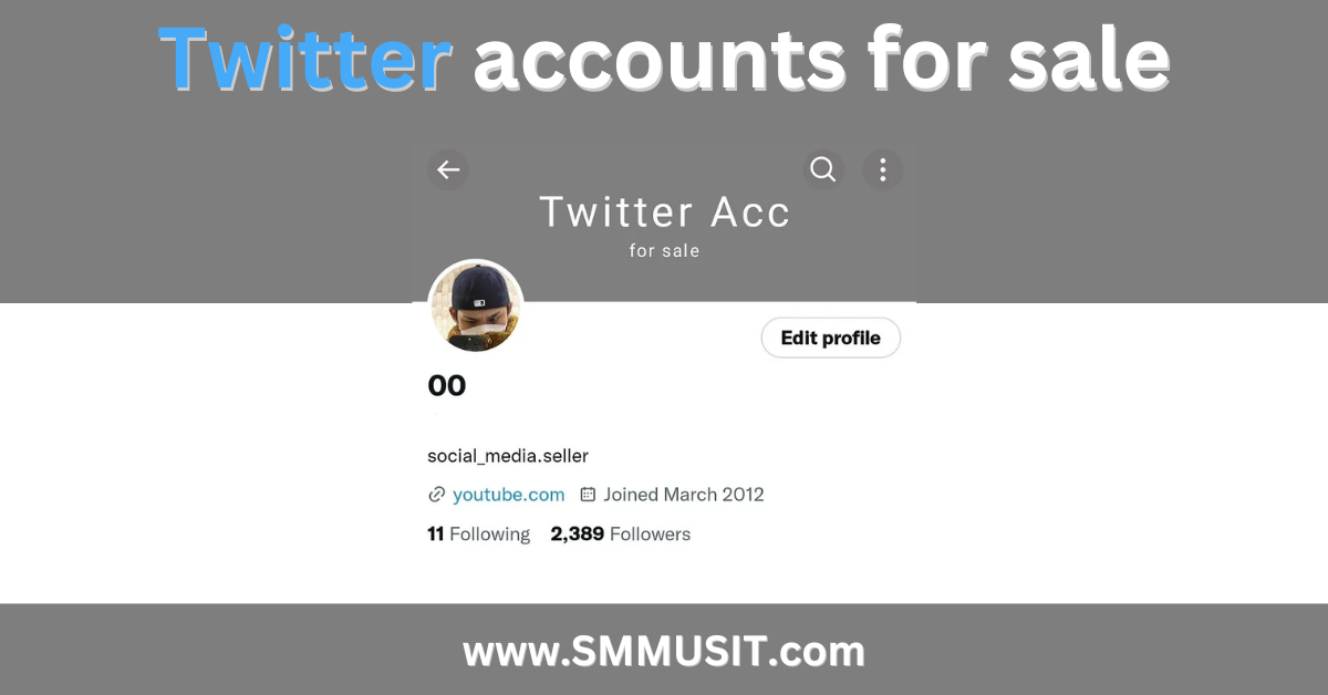 Twitter accounts for sale - Best Price